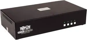 TRIPP LITE B002A-UH2A4 Secure KVM Switch 4-Port Dual-Monitor HDMI 4K30Hz NIAP PP3.0 TAA