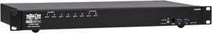 TRIPP LITE B024-H4U08 8-Port 4K HDMI/USB KVM Switch - 4K 60 Hz Video/Audio, USB Peripheral Sharing, 1U Rack-Mount