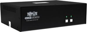 Tripp Lite Secure KVM Switch - 2-Port - Dual Head - DisplayPort to DisplayPort - 4K - NIAP PP4.0 - TAA B002-DP2A2-N4