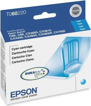 EPSON 60 (T060220) Ink Cartridges Cyan
