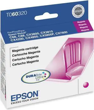 EPSON 60 (T060320) Ink Cartridges Magenta EPSON 60 (T060320) Ink Cartridges Magenta