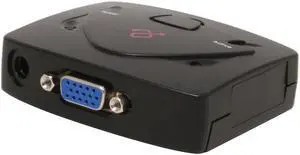 Aluratek AVS02 2-Port VGA Video Splitter w/cable