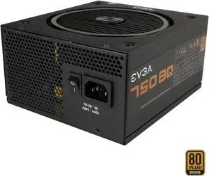 EVGA 750 BQ 110-BQ-0750-V1 80+ BRONZE 750W Semi Modular Includes FREE Power On Self Tester Power Supply
