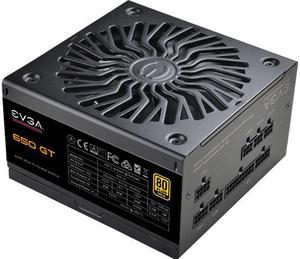 EVGA SuperNOVA 650 GT, 80 Plus Gold 650W, Fully Modular, Auto Eco Mode with FDB Fan, 100% Japanese Capacitors, 7 Year Warranty, Includes Power ON Self Tester, Compact 150mm Size, 220-GT-0650-Y1