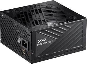 XPG CorereactorII 1000W PCIE 5 & ATX 3.0 Power Supply - Full Modular - 80 Plus and Cybenetics GOLD Certified - 100% Japanese 105°C Capacitors (COREREACTORII1000G-BKCUS)