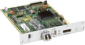 Black Box ACX2MT-DPHS-SM DKM FX Modular KVM Extender Transmitter Interface Card - 4K30 DisplayPort 1.1, USB-HID, HS Single-Mode Fiber