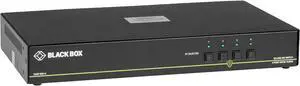Black Box SS4P-KM-U Secure 4-Port USB KM Switch with Seamless Mouse Switching and Audio