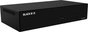 Black Box Network - KVS4-2004HVX Secure KVM Switch - FlexPort HDMI/DisplayPort - 4 Computer(s) - 2 Local User(s) - 3840 x 2160-11 x USBHDMIDisplayPort - TAA Compliant