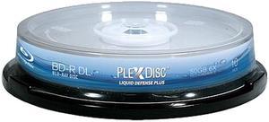 PlexDisc 50GB 6X BD-R DL Inkjet Printable 10 Packs CD/DVD R/RW Media Model 645-C12