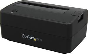 StarTech.com SATDOCKU3S 2.5" & 3.5" Black SATA Hard Drive Docking Station for 2.5/3.5 HDD