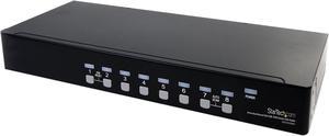 StarTech.com SV831DUSBAU 8 Port Rack Mount USB VGA KVM Switch w/ Audio