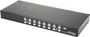 StarTech.com SV1631DUSBU 16 Port 1U Rack Mount USB KVM Switch