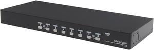 StarTech.com SV831DUSBU 8 Port 1U Rack Mount USB KVM Switch with OSD