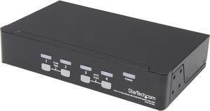 StarTech.com SV431DUSBU 4 Port 1U Rack Mount USB KVM Switch with OSD