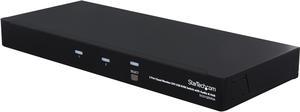 StarTech.com SV231QDVIUA 2 Port Quad Monitor Dual-Link DVI USB KVM Switch with Audio & Hub