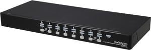 StarTech.com SV1631DUSBUK 16 Port 1U Rack Mount USB KVM Switch Kit with OSD and Cables