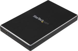 StarTech.com SAT2510BU32 2.5" Black SATA SuperSpeed SSD SATA Hard Drive Enclosure