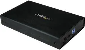 StarTech.com 3.5in Black USB 3.0 External SATA III Hard Drive Enclosure with UASP - Portable External HDD StarTech.com 3.5in Black USB 3.0 External SATA III Hard Drive Enclosure with UASP - Portable External HDD