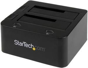 StarTech UNIDOCKU33 Universal hard drive docking station - SATA and IDE dock - 2.5in & 3.5in HDD and SSD docking station with UASP & SATA III