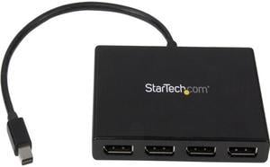 StarTech.com MSTMDP124DP MST Hub - Mini DisplayPort to 4x DisplayPort - Multi Stream Transport Hub - MDP 1.2