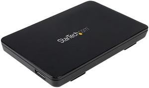 StarTech.com 2.5in USB 3.0 External SATA III SSD/HDD Enclosure w/ UASP - SATA 6 Gbps - Portable USB 2.5" Hard Drive Enclosure – Aluminum(S251BPU313)
