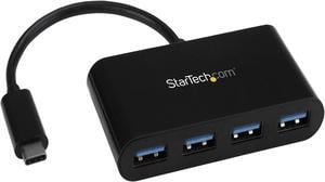 StarTech.com HB30C4AB USB C Hub - 4 Port USB C to USB-A (4x) - Bus Powered USB Hub - USB Type C to USB Hub - USB-C to USB - USB 3.1 Type C