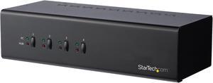 StarTech.com SV431DD2DU3A 4-Port DVI KVM Switch - Dual Monitor - TAA Compliant USB 3.0 KVM Switch