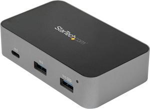 StarTech.com HB31C2A1CGS 3-Port USB-C Hub - USB 3.1 Gen 2 (10Gbps) to 2x USB-A & 1x USB-C - Powered - Universal Power Adapter Included (HB31C2A1CGS)