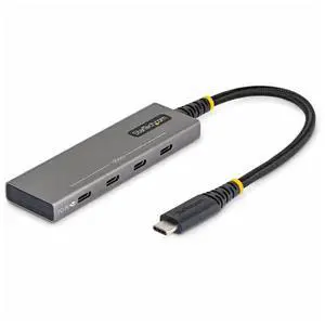 StarTech 4-Port USB-C Hub - 10Gbps - 100W PD Charging - 4x USB-C Ports - Overcurrent Protection - PCR Aluminum - For Laptop/Tablet - 309B-USBC-HUB StarTech 4-Port USB-C Hub - 10Gbps - 100W PD Charging - 4x USB-C Ports - Overcurrent Protection - PCR Aluminum - For Laptop/Tablet - 309B-USBC-HUB