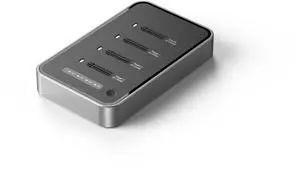 4 Bays USB4.0 (USB-C) 40G Portable NVMe (M Key, B+M Key) / NVMe / PCIe SSD (22110, 2280, 2260, 2242, 2230) Ultra Fast External SSD Docking Station Duplicator Cloner (Docking Only)