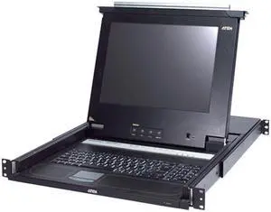 ATEN CL5716M 17" LCD 16 Port PS/2 USB Combo KVM with Peripheral Sharing Technology