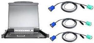 ATEN CL5716M w/ 16 USB KVM cables