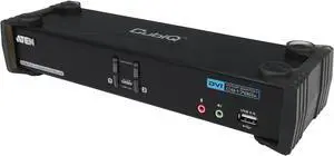 ATEN CS1782A 2-port DVI Dual Link KVM with USB peripheral and Audio Support