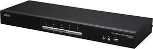 ATEN CS1644A 4-port Dual Video Dual Link DVI KVMP Switch with Audio Support, Cables Included