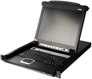 ATEN CL5716N 16-Port Slideaway 19in. Single Rail LCD KVM ATEN CL5716N 16-Port Slideaway 19in. Single Rail LCD KVM