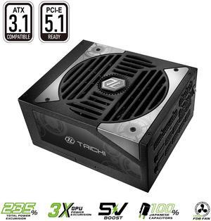 ASRock TC-1650T 1650 W ATX3.1 & PCIe5.1 Cybenetics Titanium Full Modular Power Supply