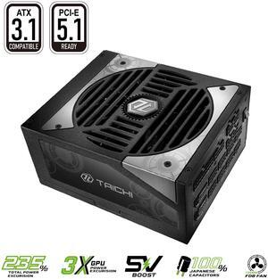 ASRock TC-1300T 1300 W ATX3.1 & PCIe5.1 Cybenetics Titanium Full Modular Power Supply