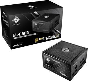 ASRock SL-650G 650W ATX3.1 80 PLUS GOLD Certified Full Modular Power Supply