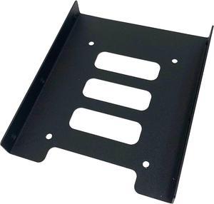 Micro Connectors L02-250 Single 2.5" Metal HDD/SSD Mounting Bracket Kit for 2.5" HDD/SDD to 3.5" drive bay