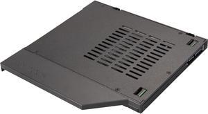 ICY DOCK ToughArmor MB411SPO-2B (Fits 9.5mm height ODD Slot) 2.5" SSD / HDD Hot-Swap SATA Mobile Rack for 9.5mm Ultra Slim CD/DVD-ROM Optical Bay
