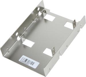 SilverStone SST-SDP08 3.5" to 2x 2.5" Bay Converter (Nickel-coated)