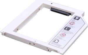 SilverStone TS08 9.5mm Height 2.5" SATA HDD/SSD Caddy for Laptop / 2.5" SSD/HDD Conversion Tray (White)