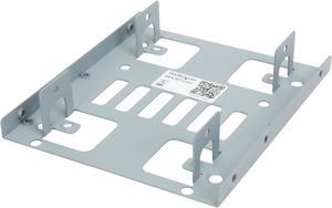 StarTech.com BRACKET25X2 Dual 2.5” to 3.5" Hard Drive Bay Mounting Bracket - 2.5" to 3.5" HDD / SSD Mounting Bracket w/ SATA Power and Data cabling