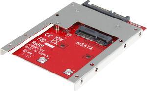 StarTech SAT32MSAT257 mSATA SSD to 2.5in SATA Adapter Converter
