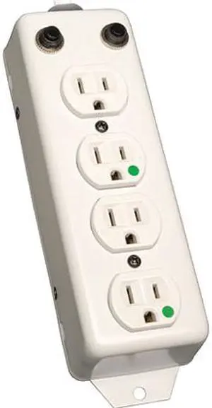 Tripp Lite Medical-Grade Power Strip with 4 15A Hospital-Grade Outlets, 2 ft. Cord, For Patient-Care Vicinity – UL 1363A (PS-402-HG-OEM)