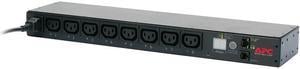 APC Rack PDU, Switched, 1U, 12A/208V, 10A/230V, (8)C13