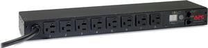 APC Rack PDU, Metered, 1U, 20A, 120V, 8 x 5-20