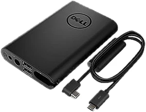 Dell - 451-BBVQ - Dell-IMSourcing Power Companion (12,000 mAh) USB-C - PW7015MC - For Notebook, USB Device, Mobile Device, Smartphone, Tablet PC - 12000 mAh - 5 V DC Output - 2 x - Black Dell - 451-BBVQ - Dell-IMSourcing Power Companion (12,000 mAh) USB-C - PW7015MC - For Notebook, USB Device, Mobile Device, Smartphone, Tablet PC - 12000 mAh - 5 V DC Output - 2 x - Black