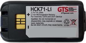 GTS HCK71-LI Direct Replacement Battery for Honeywell CK70/71 Series Scanners (OEM Equivalent# 318-046-031)