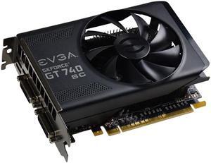 EVGA GeForce GT 740 2GB GDDR5 PCI Express 3.0 x16 Graphics Card 02G-P4-3747-KR
